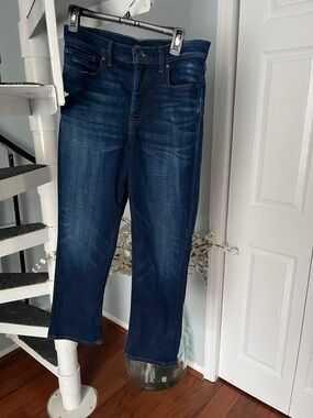 Lucky Brand Women's Straight Leg Jeans in Dark Blue Wash 12/31